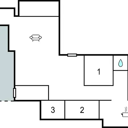 3 Bedroom Beautiful In Hébergement de vacances Grevinge